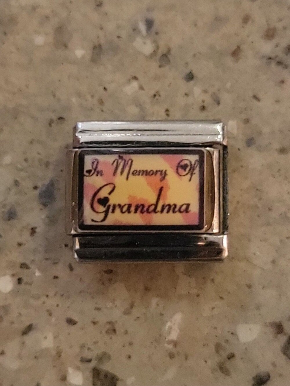 In Memory of Grandma Italian Charm Link By D'linQ - GUC